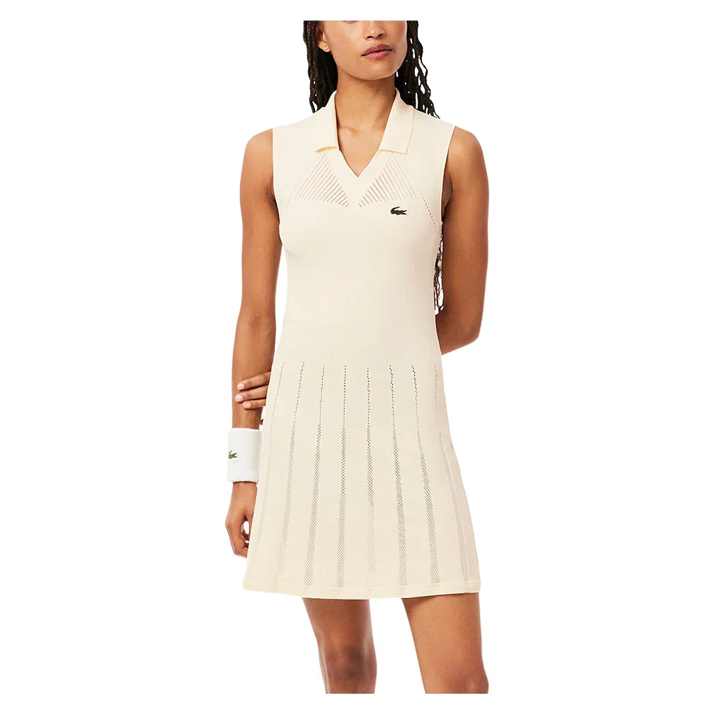 Women's On Court Tennis Dress and Shorts Lapland and Olive-Apparel-Lacoste-EF0615-AI1H25-668862Tennis Express
