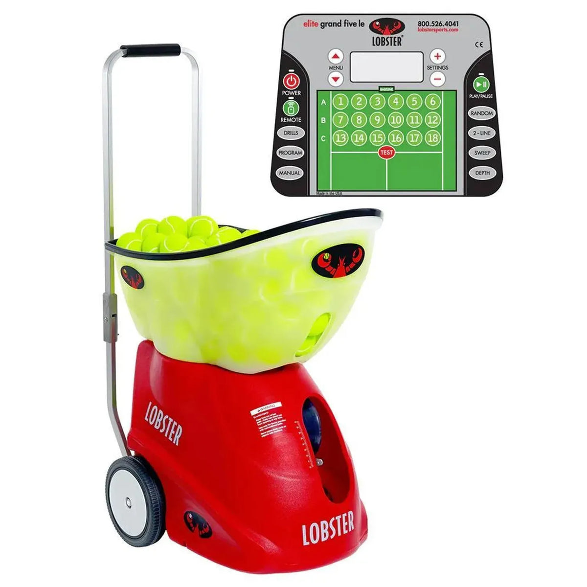 Elite Grand Five LE with 20-Function Wi-Fi Remote Control for Apple Ball Machine