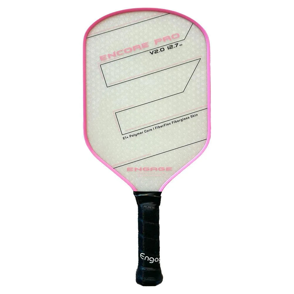 Encore Pro V2.0 12.7 Pickleball Paddle Pink Blaze-Racquets-Engage Pickleball-EP2-PIN-001-Tennis Express