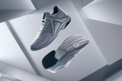 Kanso Sports Padel Shoes - EQ SoftCourt - White & Black
