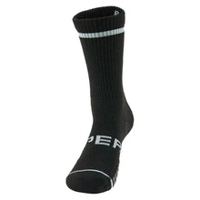 Experia Light Cushion Crew Tennis Socks Black-Socks-Thorlo-EXTRX001-001-Tennis Express