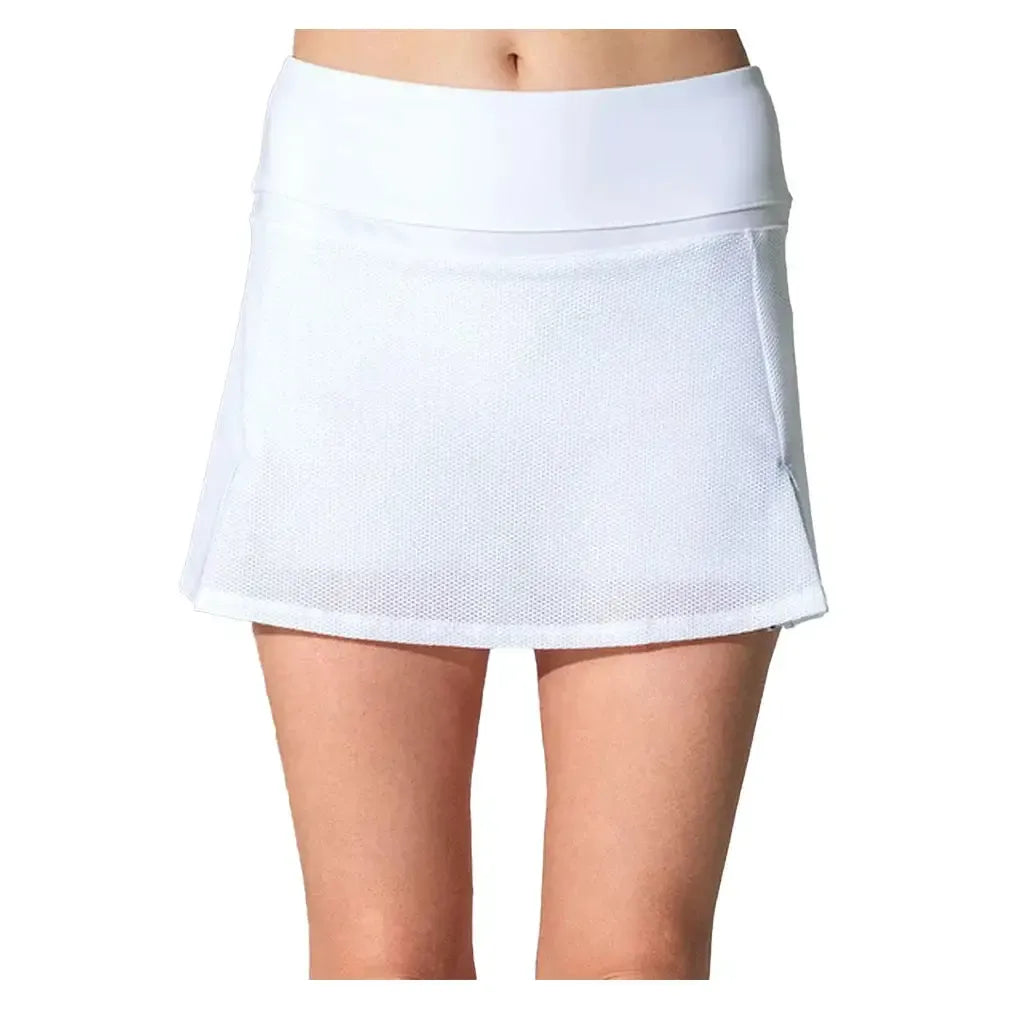 Women's Anna 13.5 Inch Tennis Skort White and Veridian