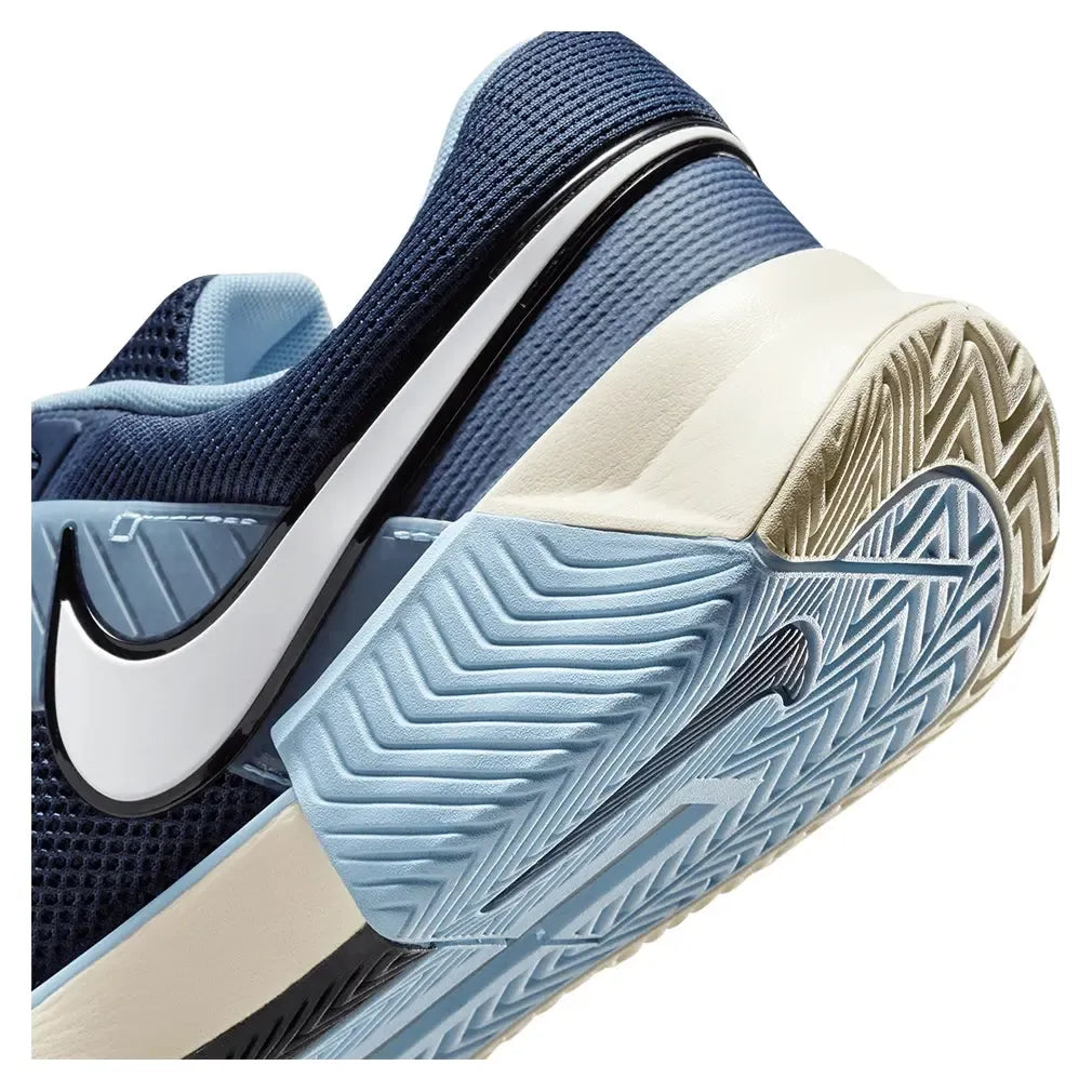 Men's Zoom GP Challenge 1 Tennis Shoes Midnight Navy and White