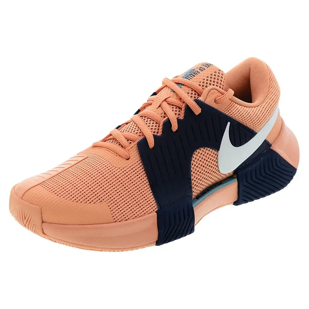 Men's Zoom GP Challenge 1 Tennis Shoes Apricot Agate and White-Footwear-Nike-FB3147-800U25-X-Tennis Express