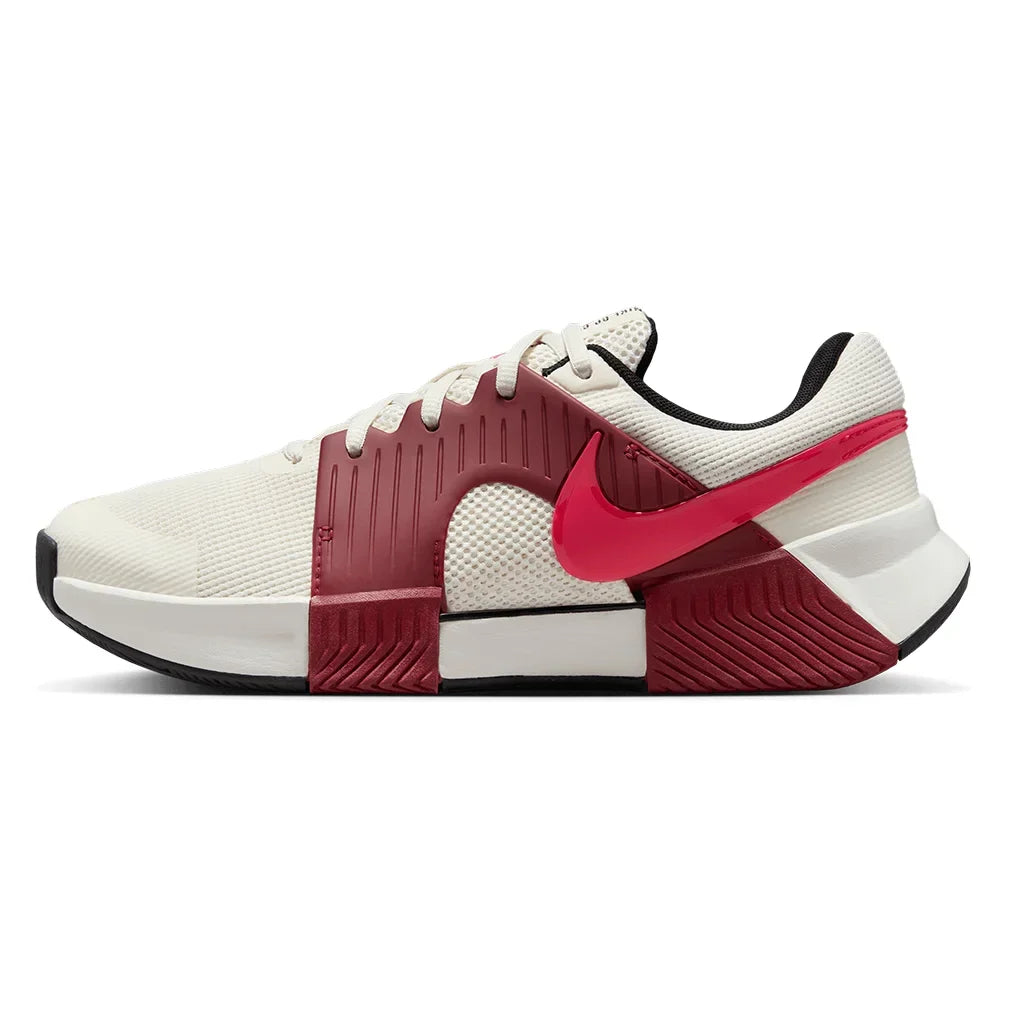 Women's Zoom GP Challenge 1 Tennis Shoes Pale Ivory and Rush Pink