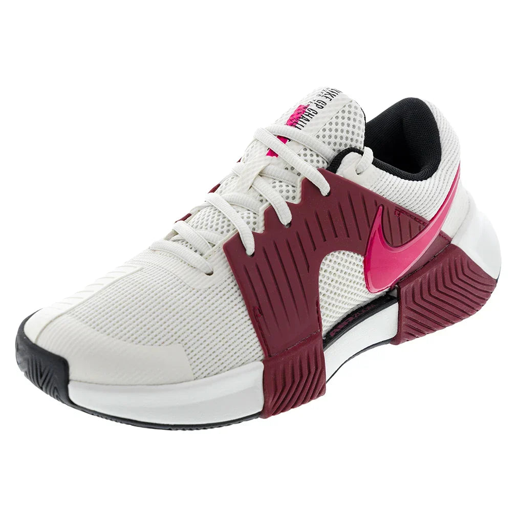 Women's Zoom GP Challenge 1 Tennis Shoes Pale Ivory and Rush Pink-Footwear-Nike-FB3148-104F25copy-Tennis Express