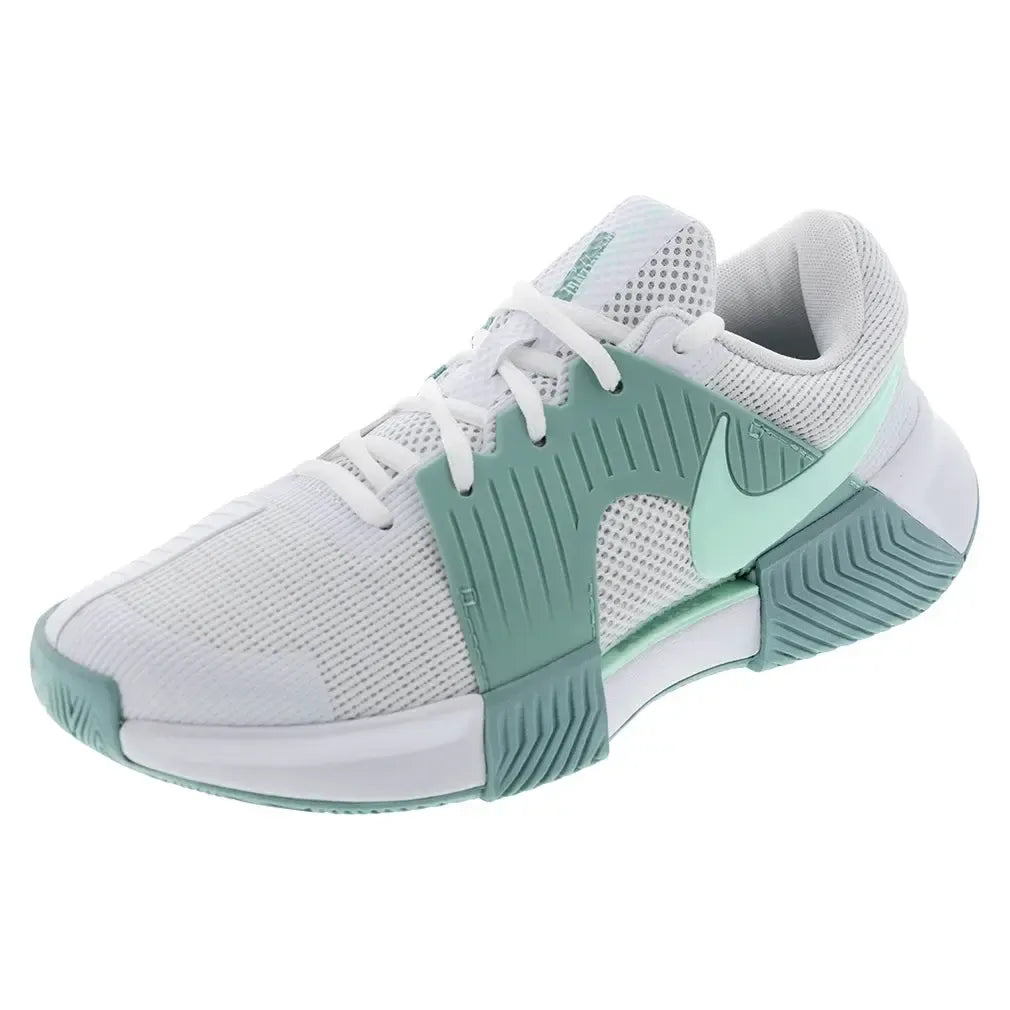 Women's Zoom GP Challenge 1 Tennis Shoes White and Mint Foam-Footwear-Nike-FB3148-106F25copy-Tennis Express