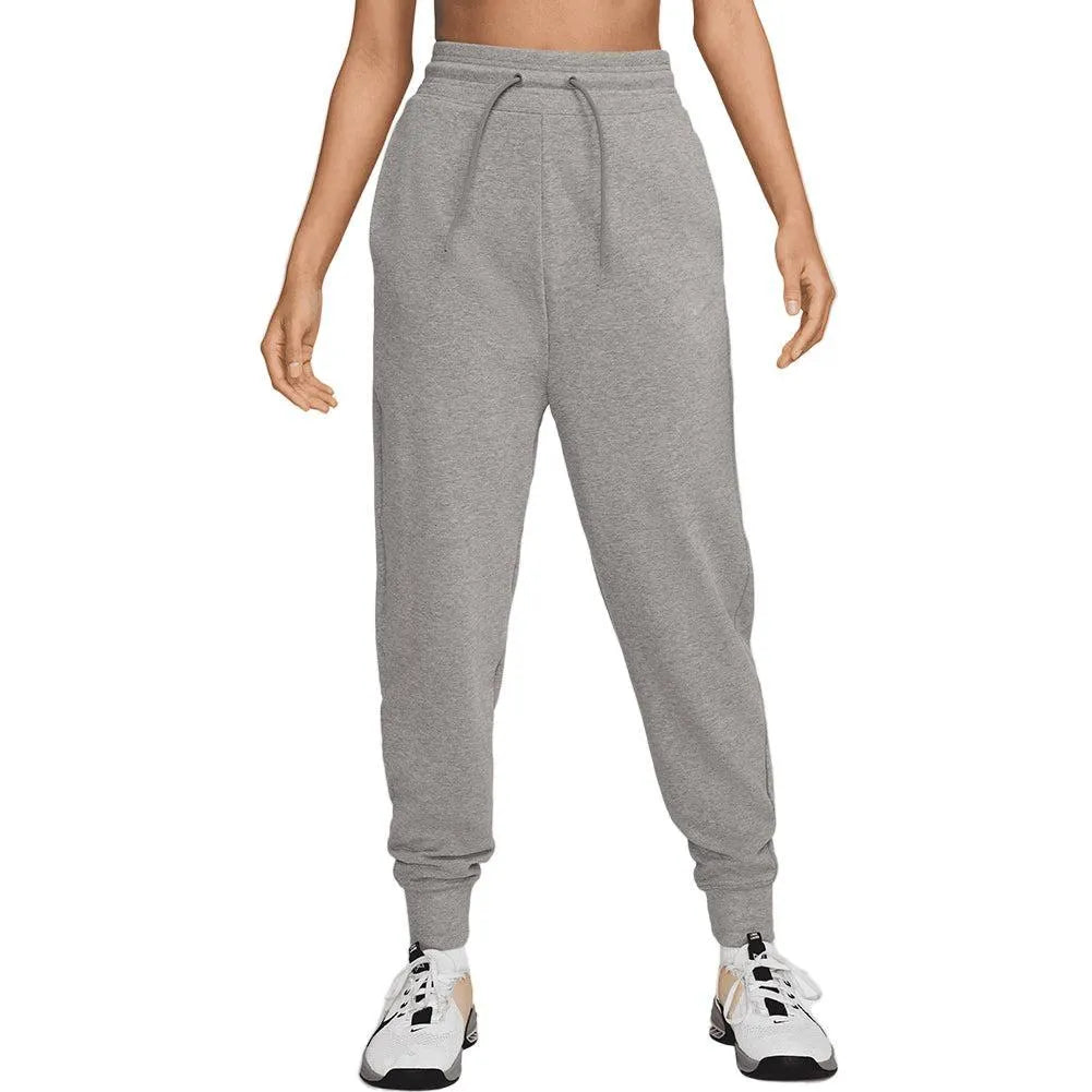 Women's Dri-FIT One High-Waisted 7/8 French Terry Joggers-Apparel-Nike-FB5434-091-1-Tennis Express