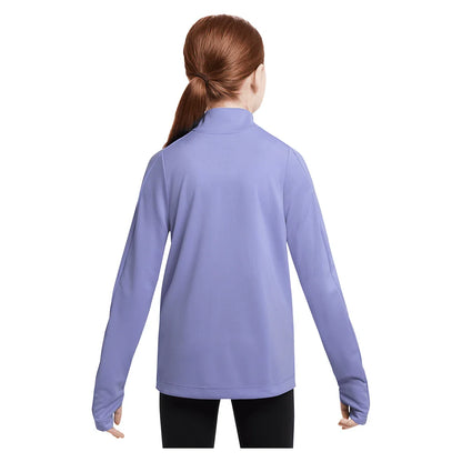 Girls' Dri-FIT Long Sleeve Half-Zip Training Top