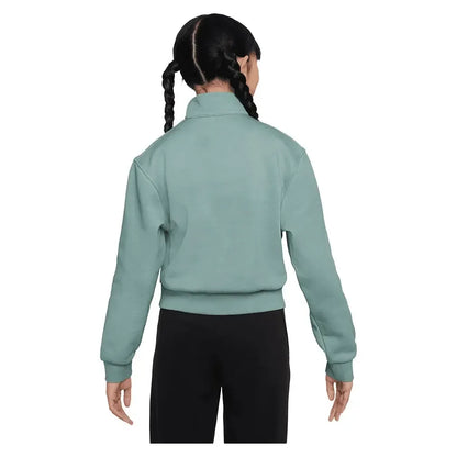 Girls' Sportswear Club Fleece 1/2-Zip Long-Sleeve Top