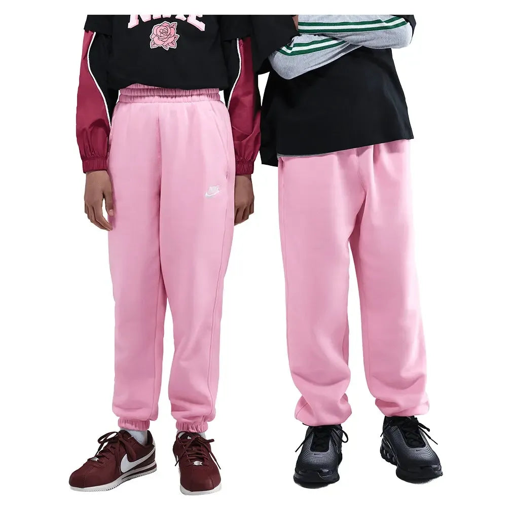 Girls' Sportswear Club Fleece Loose Pants Med Soft Pink