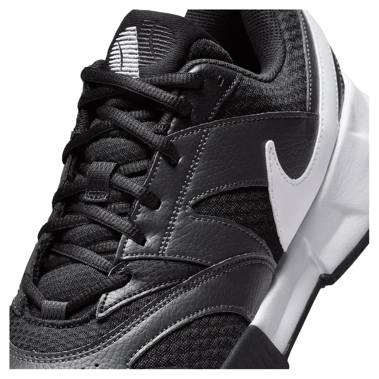 Juniors' Court Lite 4 Tennis Shoes Black and White-Footwear-Nike-FD6574-001-31-Tennis Express