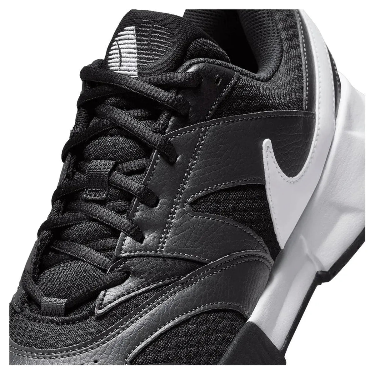 Juniors' Court Lite 4 Tennis Shoes Black and White-Footwear-Nike-FD6574-001-31-Tennis Express