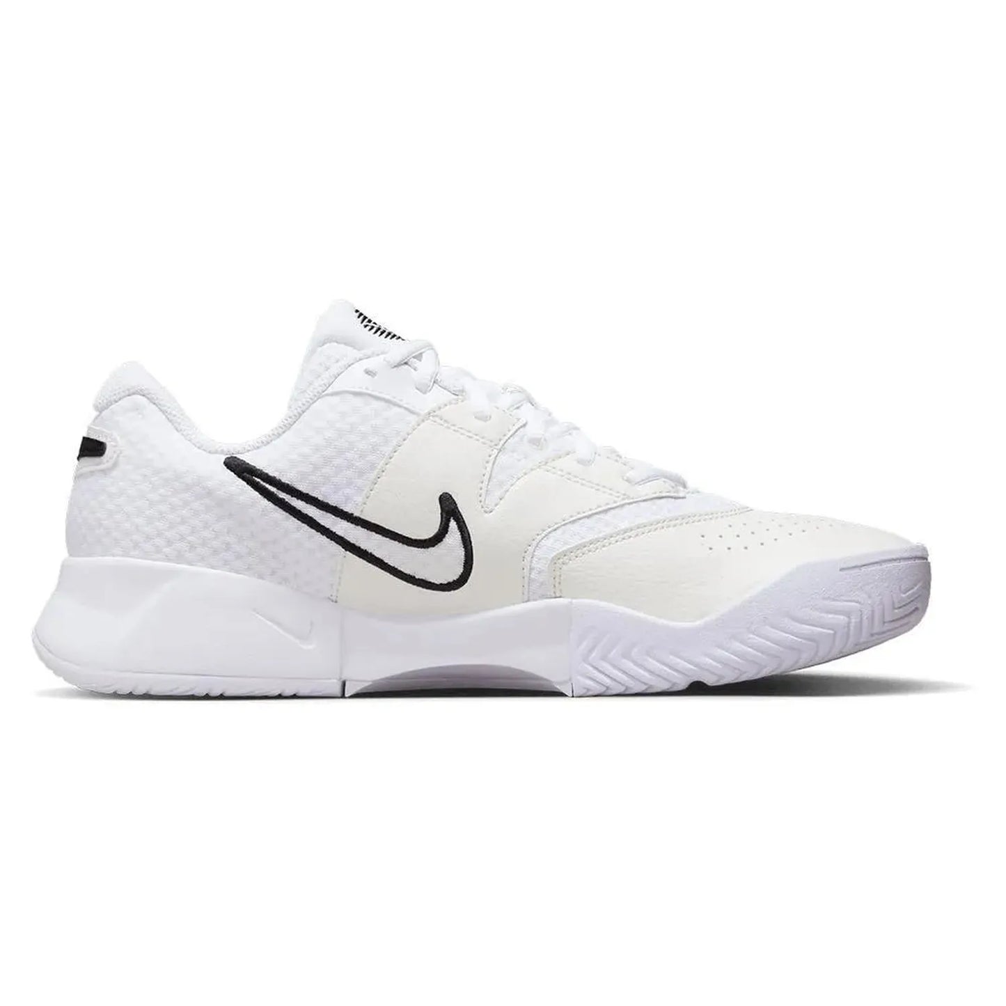 Juniors' Court Lite 4 Tennis Shoes White and Black