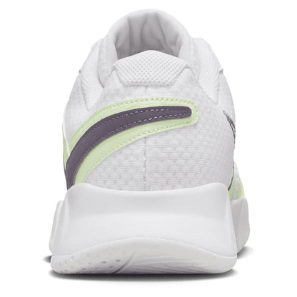 Men's Court Lite 4 Tennis Shoes White and Dark Raisin
