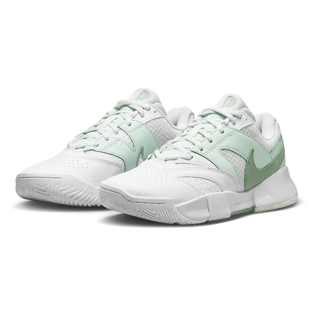 Women's Court Lite 4 Tennis Shoes White and Steam-Footwear-Nike-FD6575-112-y-Tennis Express
