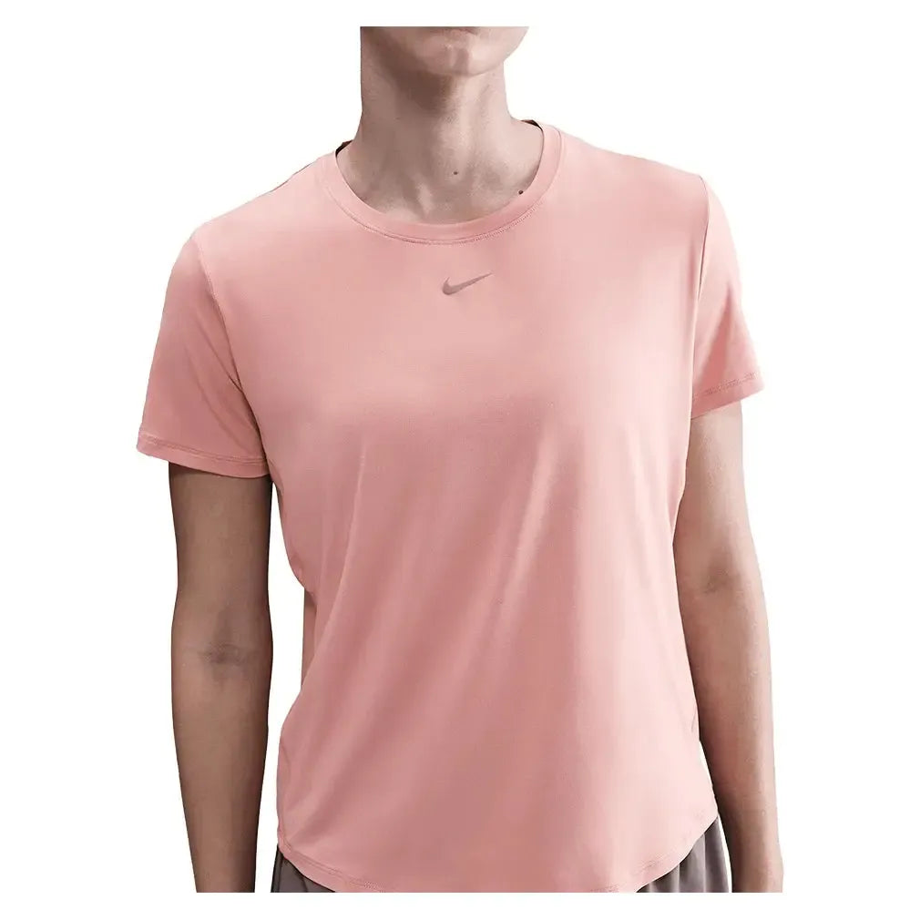 Women's One Classic Dri-FIT Short Sleeve Tennis Top-Apparel-Nike-FN2798-685-2-Tennis Express