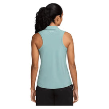 Women's Dri-FIT Victory Sleeveless Tennis Polo Cannon and White