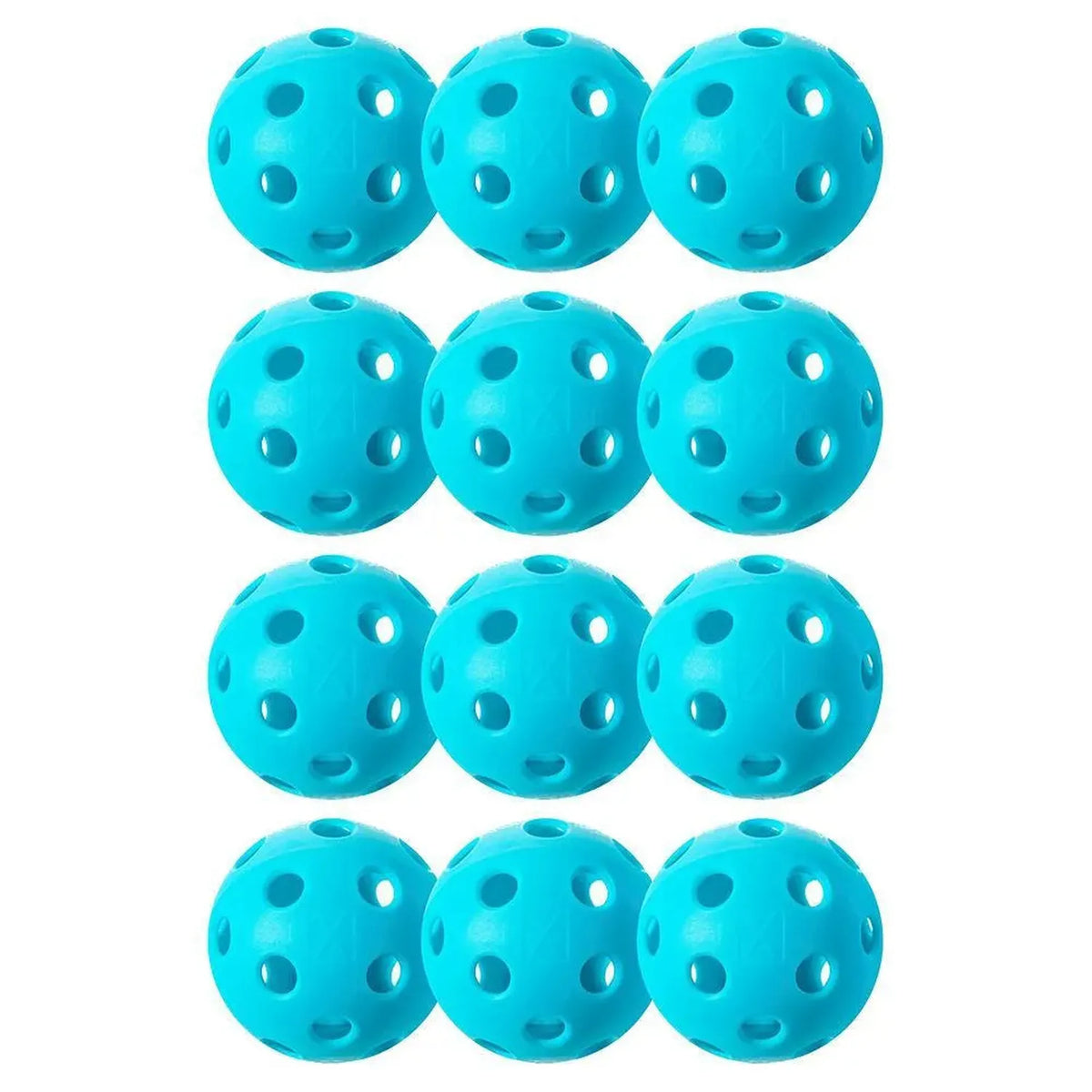 X-26 Indoor Pickleballs 12 Pack Blue