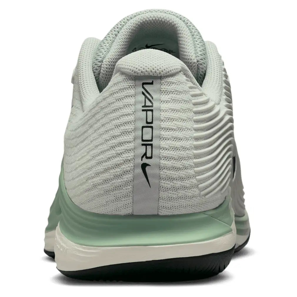 Men's Zoom Vapor 12 Tennis Shoes Light Silver and Black