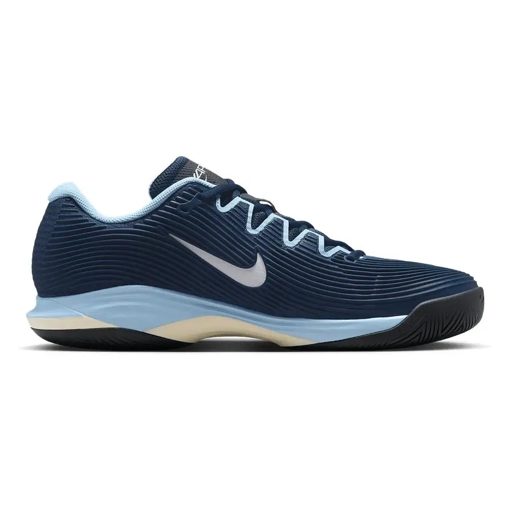 Men's Zoom Vapor 12 Tennis Shoes Midnight Navy and White