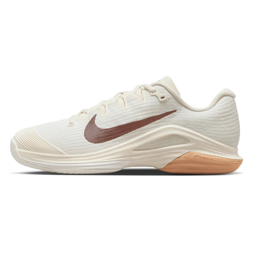 Women's Zoom Vapor 12 Tennis Shoes Pale Ivory and Tattoo