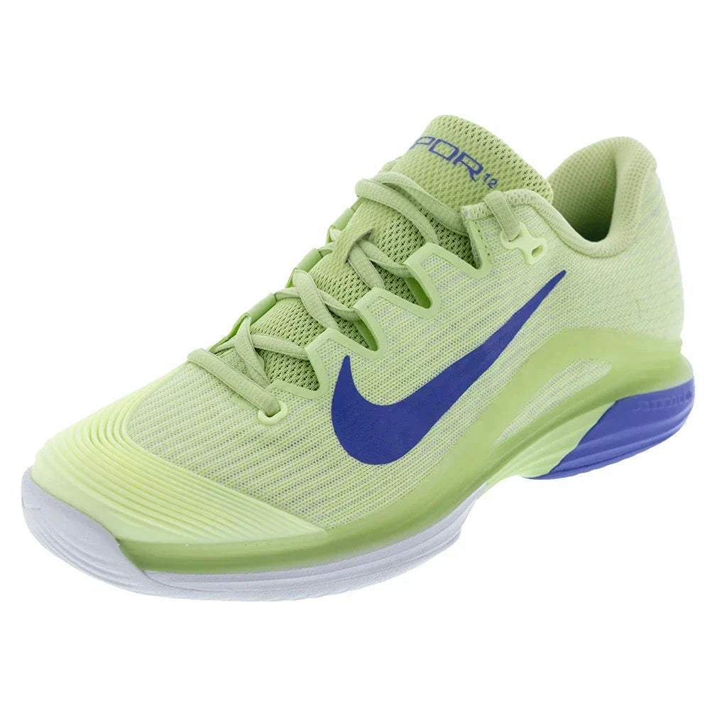 Women's Zoom Vapor 12 Tennis Shoes Lt Liquid Lime and Sapphire-Footwear-Nike-Lt Liquid Lime/Sapphire-5, [current_file_name-Tennis Express