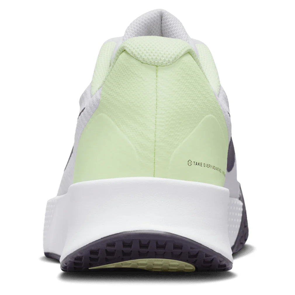 Men's Vapor Lite 3 Tennis Shoes White and Dark Raisin
