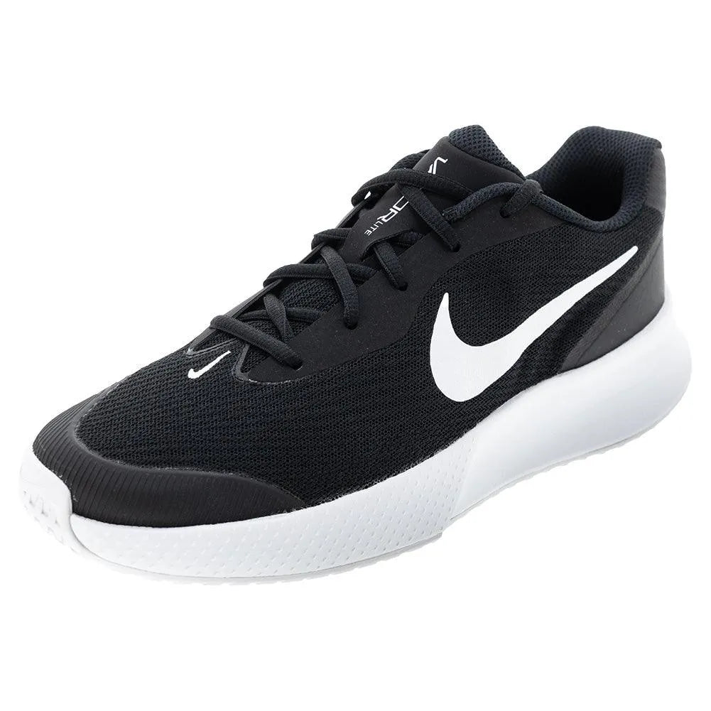 Women's Vapor Lite 3 Tennis Shoes Black and White-Footwear-Nike-FZ2156-001S25-Tennis Express