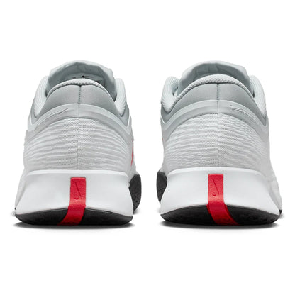 Men's Zoom Vapor Pro 3 Tennis Shoes White and Lt Crimson