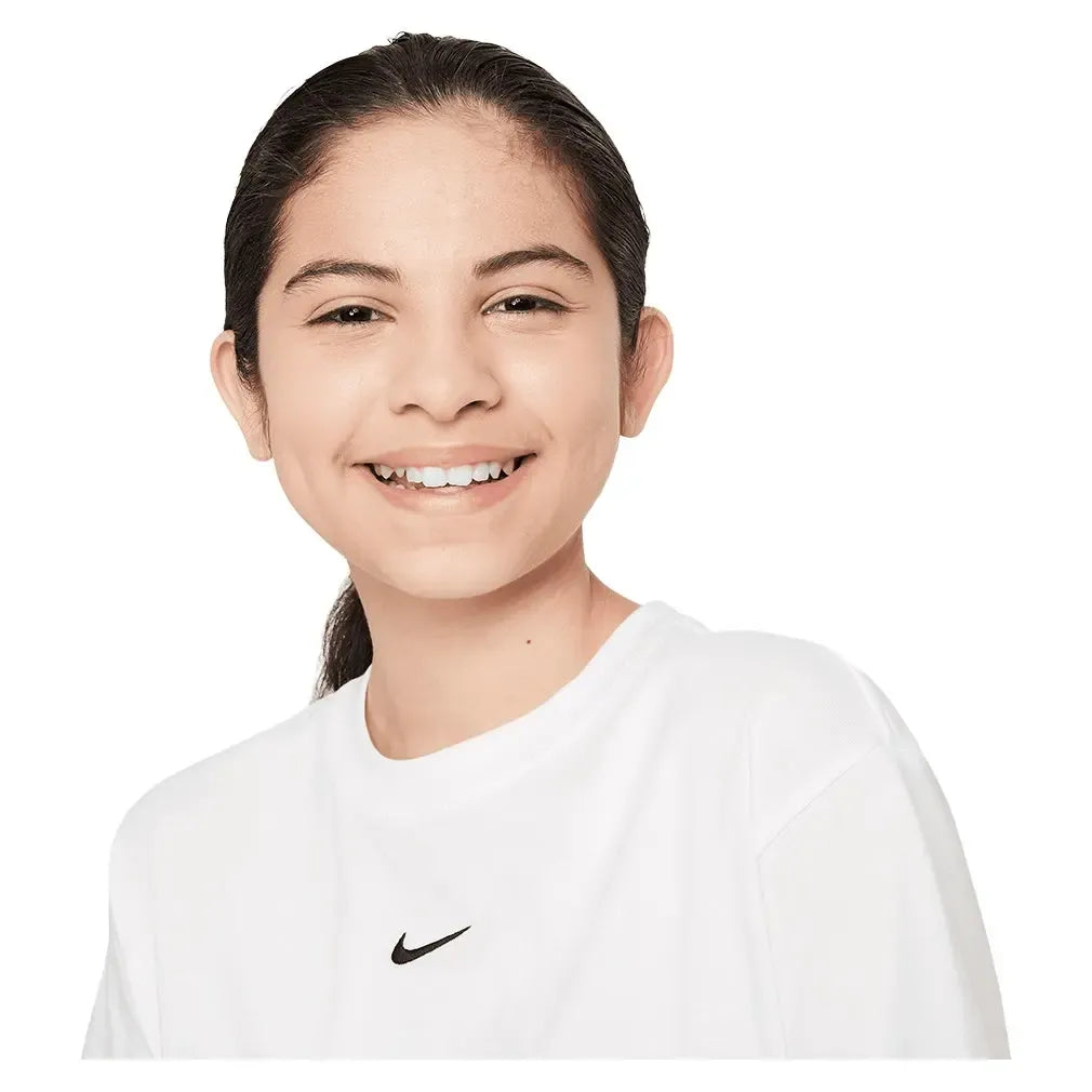 Girls' Sportswear Essential T-Shirt White