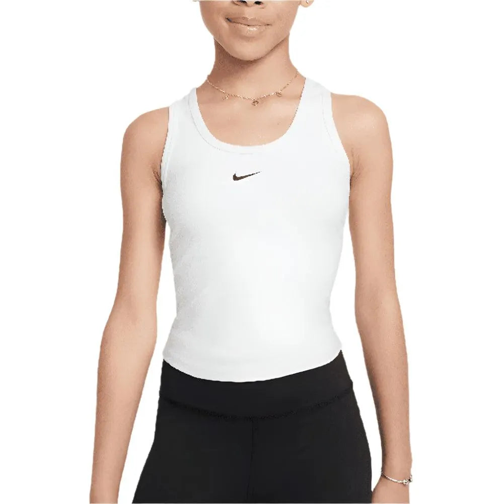 Girls' One Dri-Fit Tennis Tank-Apparel-Nike-FZ5598-100-Tennis Express