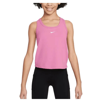 Girls' Dri-FIT One Training Tank-Apparel-Nike-FZ5598-U25-646-3-Tennis Express