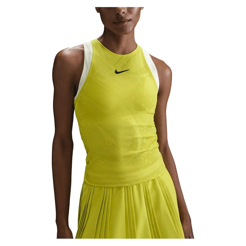 Women's Melbourne Dri-Fit Slam Tennis Tank-Apparel-Nike-FZ6475-S25-344-3-Tennis Express