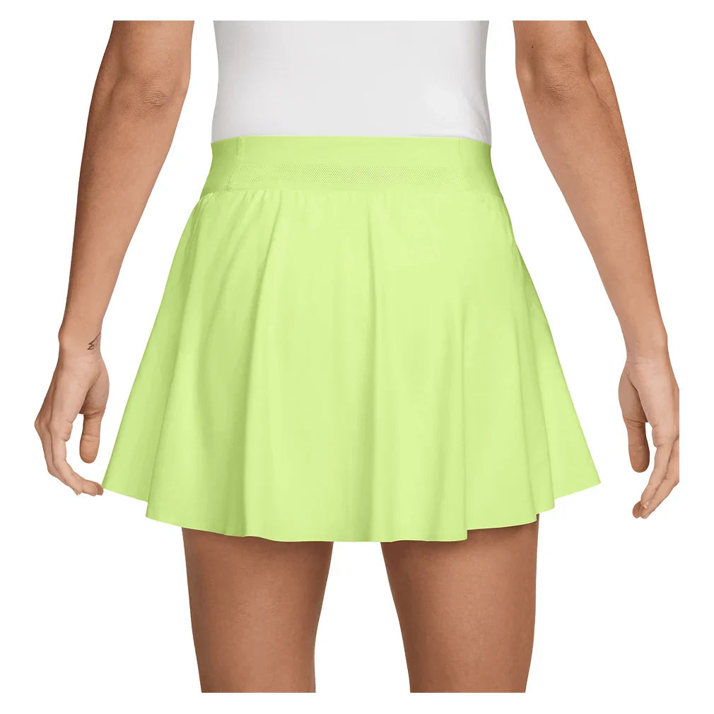 Women's Court Dri-FIT Advantage Ace 13 Inch Tennis Skort Lt Lemon Twist and Black