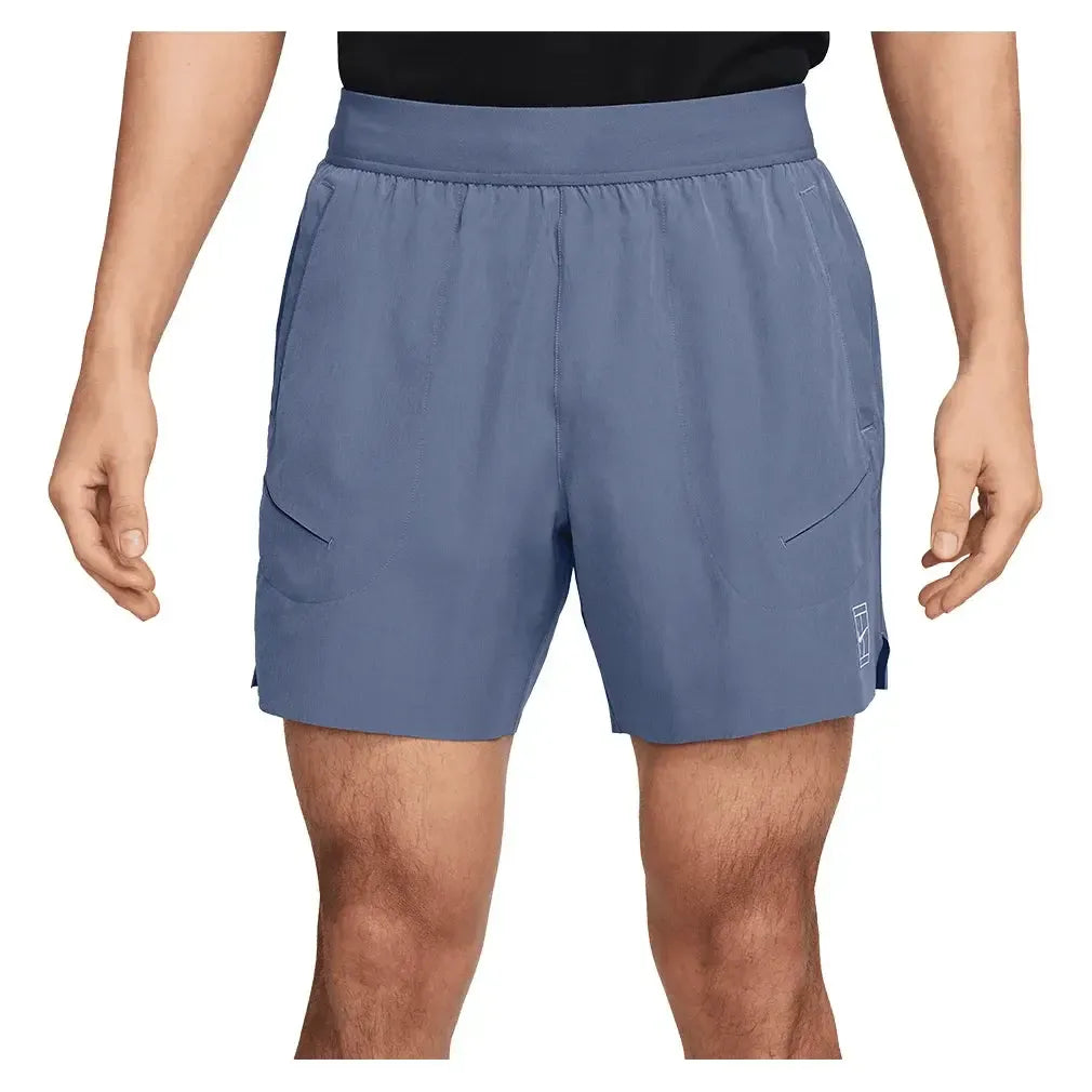Men's Court Dri-FIT Advantage 6 Inch Tennis Short-Apparel-Nike-FZ6913-F25-499-3-Tennis Express