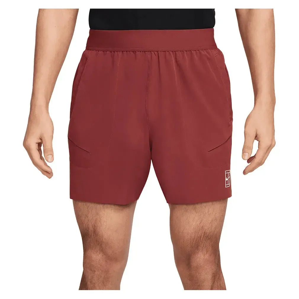 Men's Court Dri-FIT Advantage 6 Inch Tennis Short-Apparel-Nike-FZ6913-F25-661-3-Tennis Express