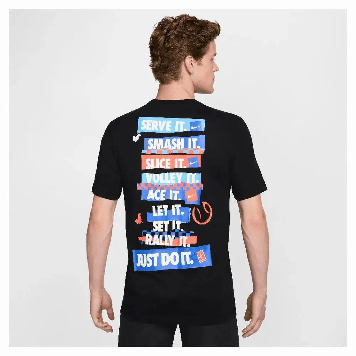 Mens Dri-Fit Tennis Tee Black-Apparel-Nike-FZ8111-010_2-Tennis Express