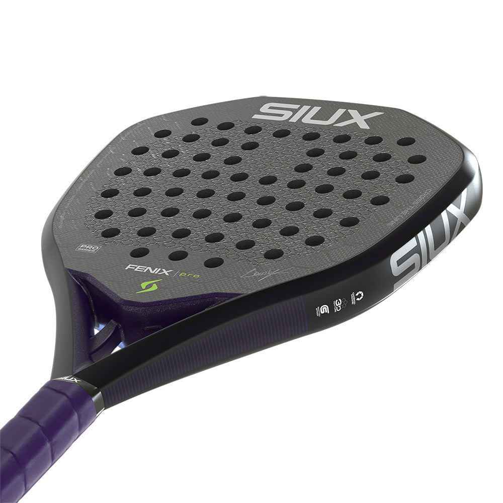 Siux Padel Fenix Pro 2026 Black Padel Racket