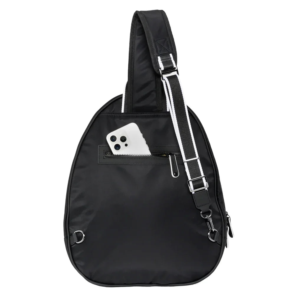 Ace & Carry 2.0 Tennis and Pickleball Slingback Bag Black