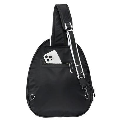 Ace & Carry 2.0 Tennis and Pickleball Slingback Bag Black