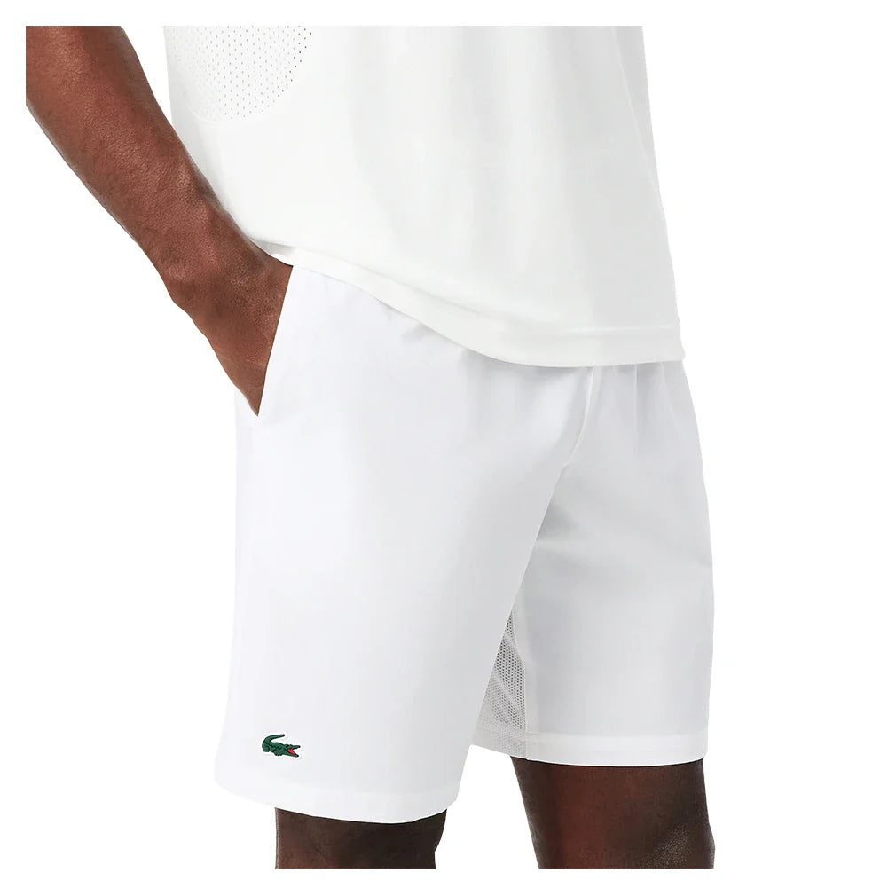 Men's Novak Djokovic Tennis Short White and Buffalo