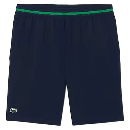 Men's Novak Djokovic Ultra-Dry Woven 8 Inch Tennis Short Navy Blue and Calathea