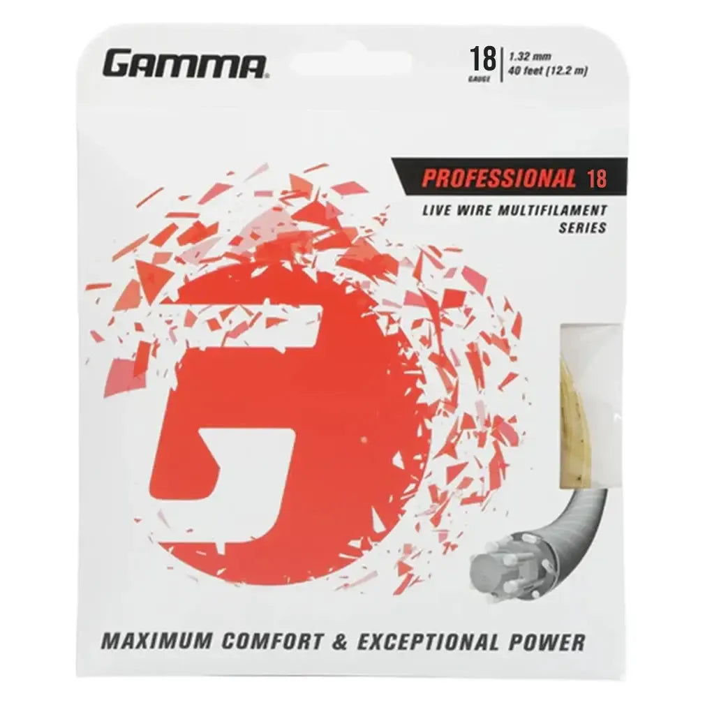 Live Wire Professional Tennis Sting Natural-Strings-Gamma-GLWP-SET2-Tennis Express