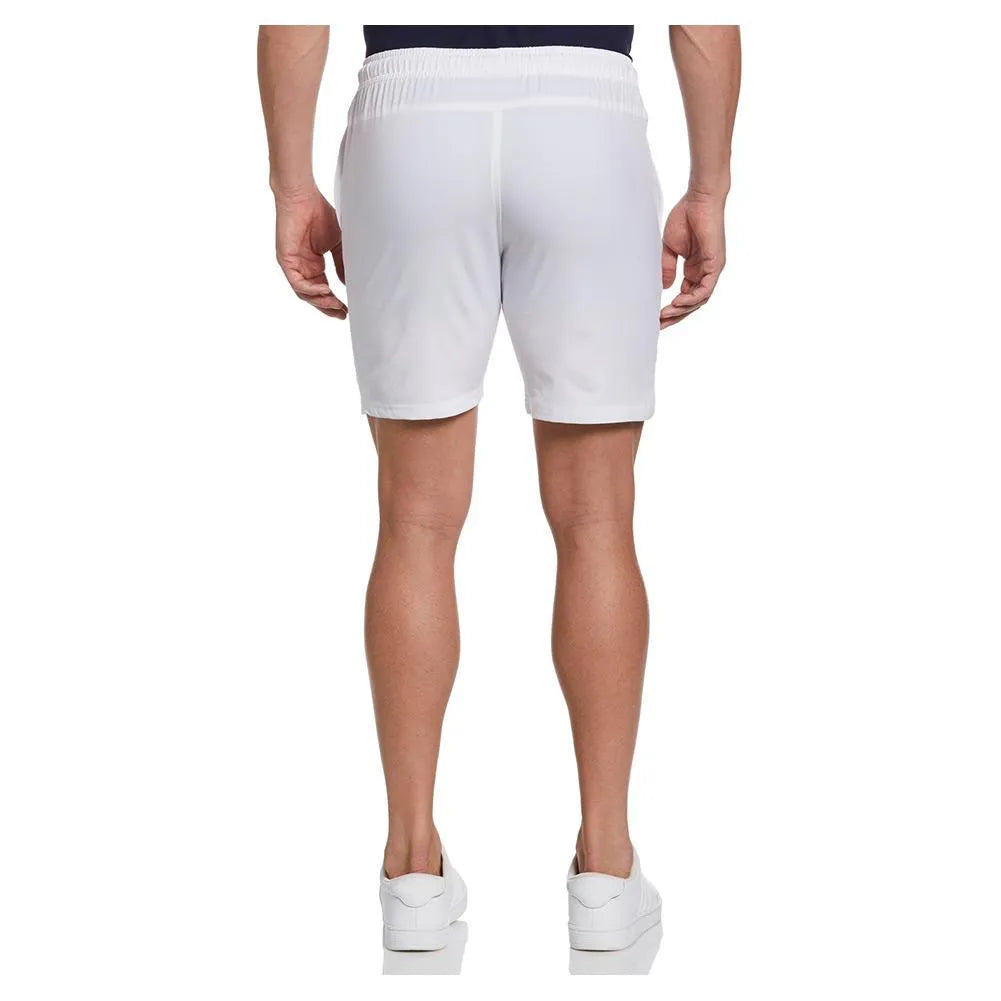 Men's Solid Athletic 9 Inch Tennis Short Bright White-Apparel-Grand Slam-GSBSC0H5-100BF22-1-Tennis Express