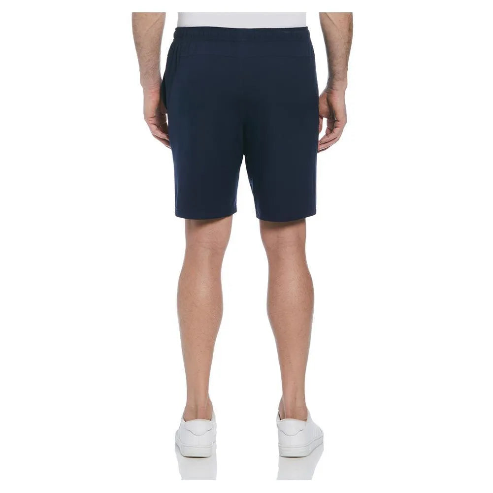 Men's Solid Athletic 9 Inch Tennis Short Peacoat