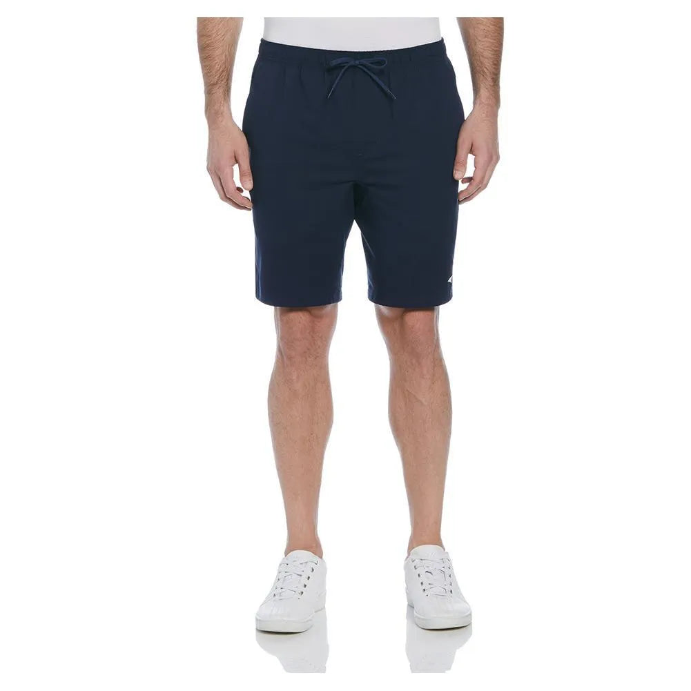 Men's Solid Athletic 9 Inch Tennis Short Peacoat-Apparel-Grand Slam-GSBSC0H5-424F22-Tennis Express