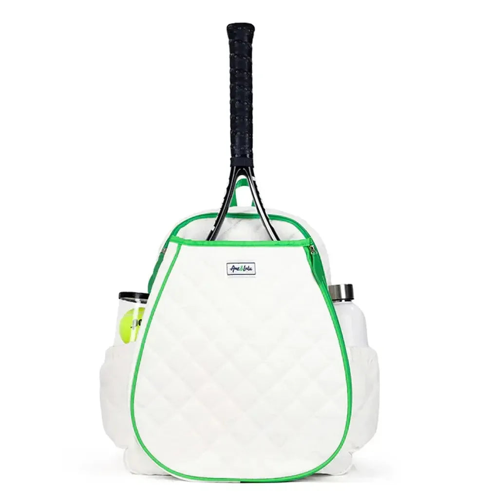 Women's Game On Tennis Backpack-Bags-Ame and Lulu-GTBP-BBB-WG-0-3-[Sku]-Tennis Express