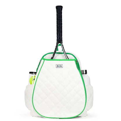 Women's Game On Tennis Backpack-Bags-Ame and Lulu-GTBP-BBB-WG-0-3-[Sku]-Tennis Express