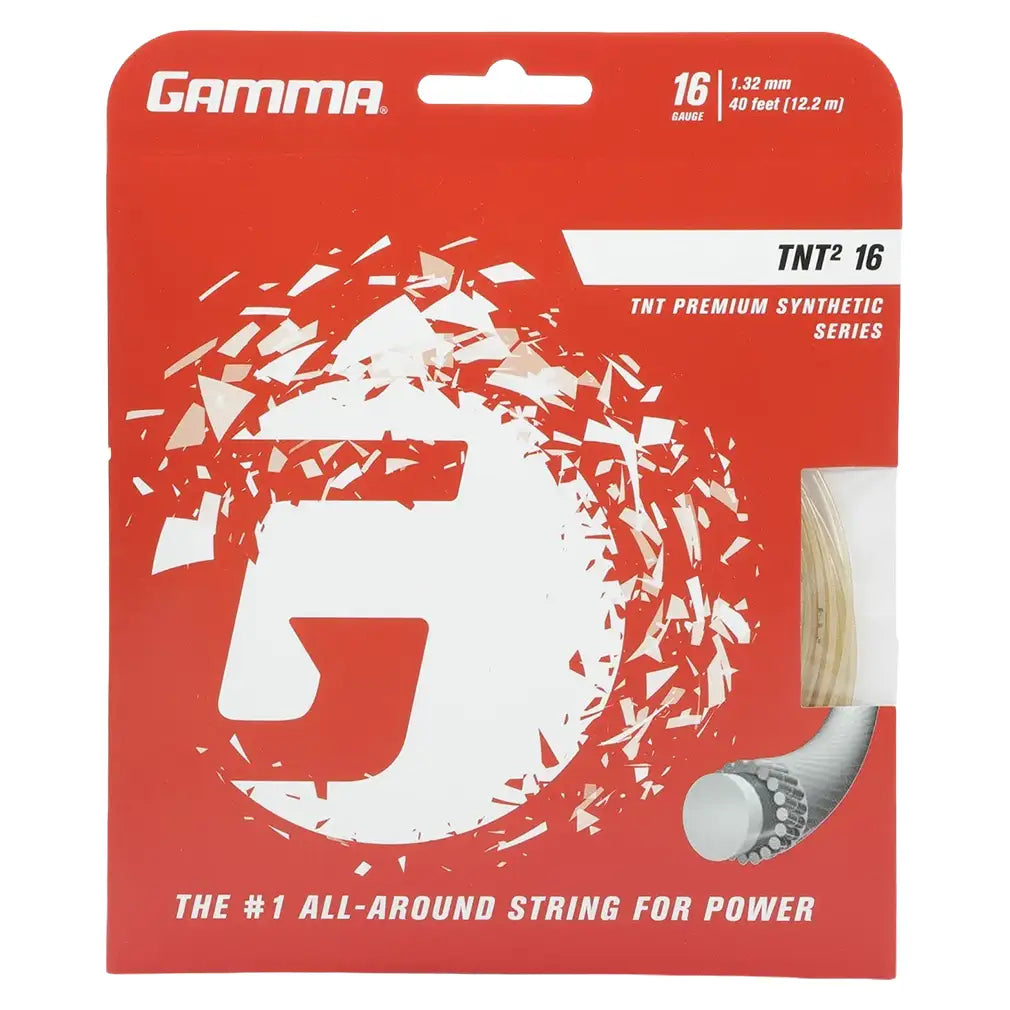 TNT2 Tennis String Natural-Strings-Gamma-GTNTNA-16-1-Tennis Express